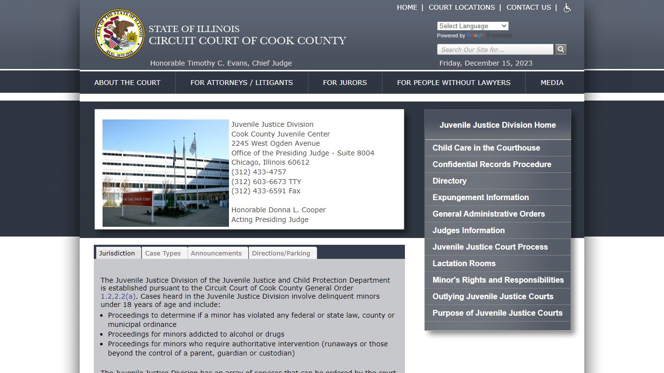 Juvenile Justice